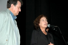 Rodrigo Diaz e la regista Carmen Castillo